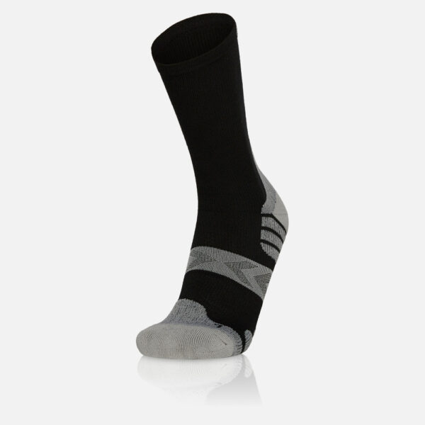 Macron improve high socks kleuren zwart en wit